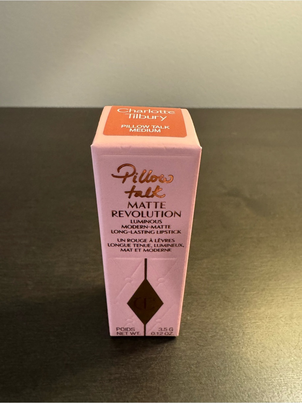 Charlotte Tilbury Matte Revolution Lipstick Pillow Talk Medium Full Size NIB